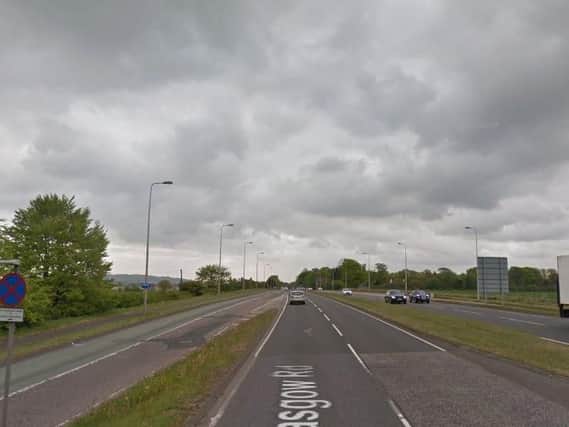 The A8 Glasgow Road at the eastbound exit from Edinburgh Airport. Pic: Google Maps.