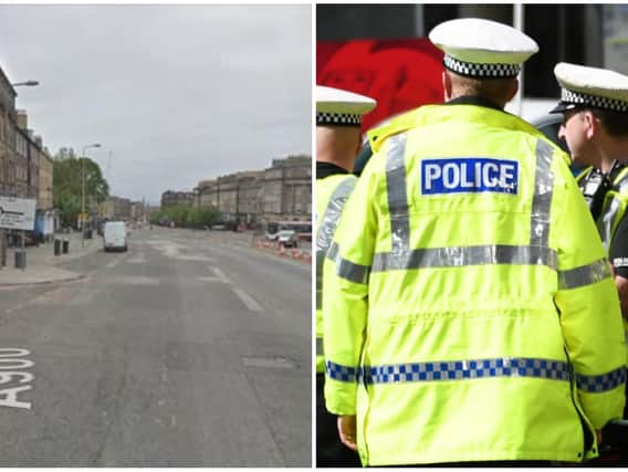 The incident happened around 09.10am on Tuesday the 23rd of July on the northbound carriageway of Leith Walk.