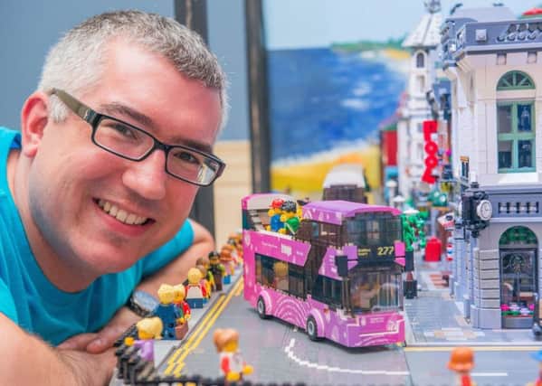 Lego artist Warren Elsmore