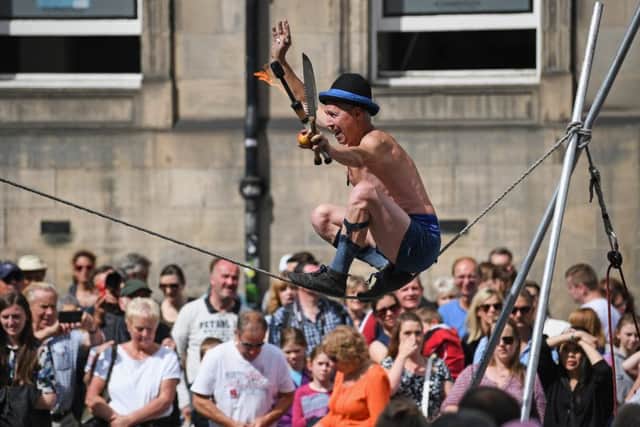 Edinburgh becomes a global stage for all kinds of performers in August. Picture: Getty