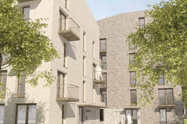 Four blocks of flats will be built if approved by councillors