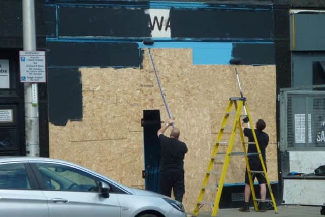 Leith Walk Cafe is being boarded up by Drum Property Group (Photo: Save Leith Walk)