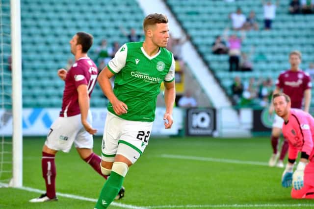 Florian Kamberi netted a fine goal in the win over Arbroath. Picture: SNS