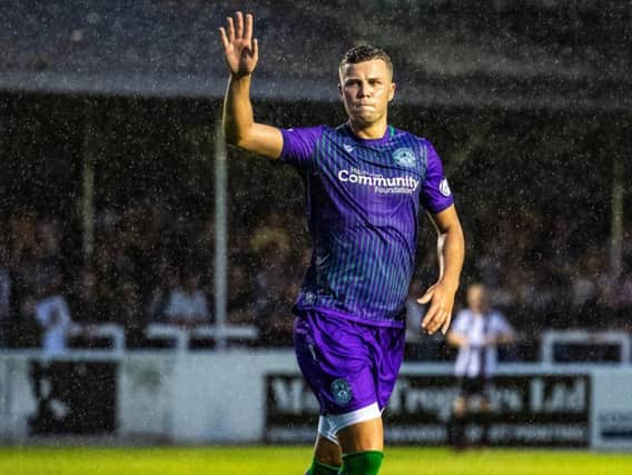 Florian Kamberi has scored in his last two games for Hibs.