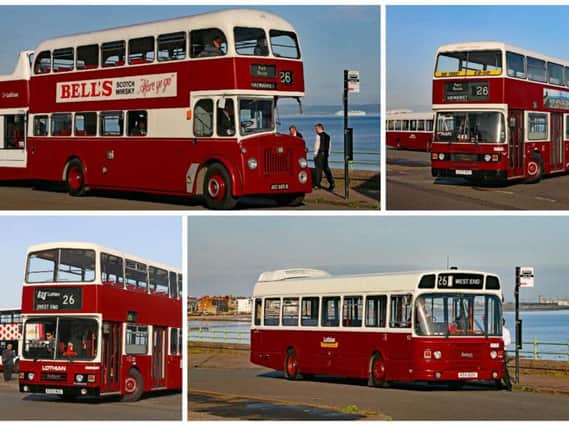 Lothian's vintage fleet is returning to the streets of Edinburgh on Sunday. Pictures: Lothian Buses