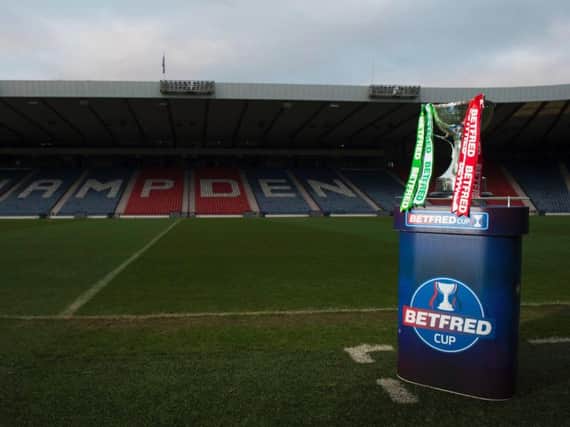 The draw for second round of the Betfred Cup has been made. Pic: SNS