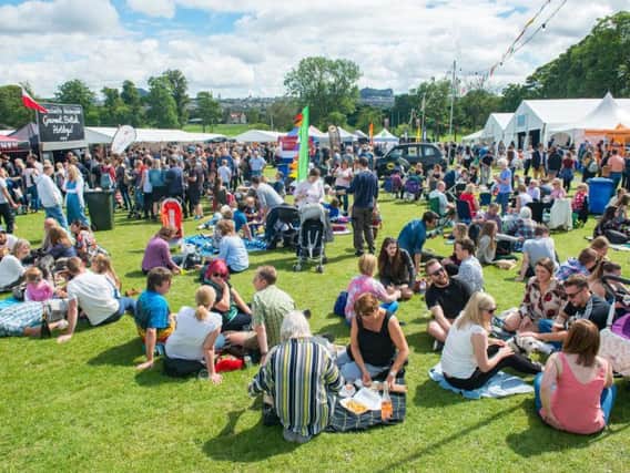Foodies Festival in Inverleith Park last year. Picture: TSPL