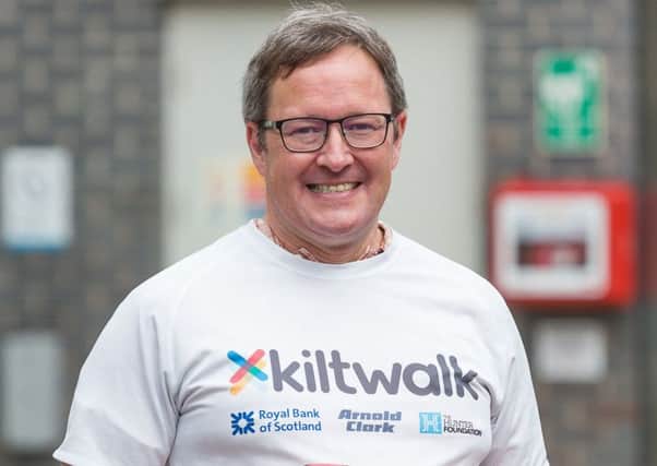 CARDIAC ARREST SURVIOR TO KILTWALK FOR CAUSE CLOSE TO HIS HEART
Donald Scott will walk 24 miles to raise funds to install more defibrillators across Edinburgh 

Just one-year on from the day a defibrillator saved his life, an Edinburgh man has pledged to walk this years Kiltwalk to raise money to make the emergency devices more widely available across the city. 

Duddingstons Donald Scott suffered a cardiac arrest in the middle of Edinburgh Waverley station while on the way to a Fringe show on 3 August last year. 

Next month, the 48-year-old will walk the 24-mile Mighty Stride to raise funds and awareness for St John Scotland, the same charity which installed the device which saved his life.

The accountant has already raised more than ?1,500 towards his target of ?2,000, which will help the charity install more Public Access Defibrillators across the city, and provide additional CPR training. 

As well as raising money for St John Scotland, Donald, who is an ambassador for the charity, believes taking par