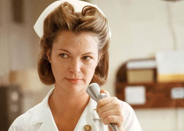 Louise Fletcher in her Oscar-winning role as Nurse Ratched  in One Flew Over The Cuckoo's Nest