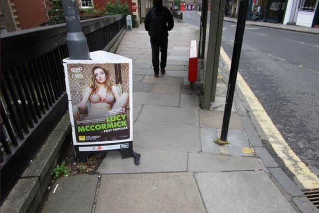 On-street advertising is a staple of the Edinburgh Fringe