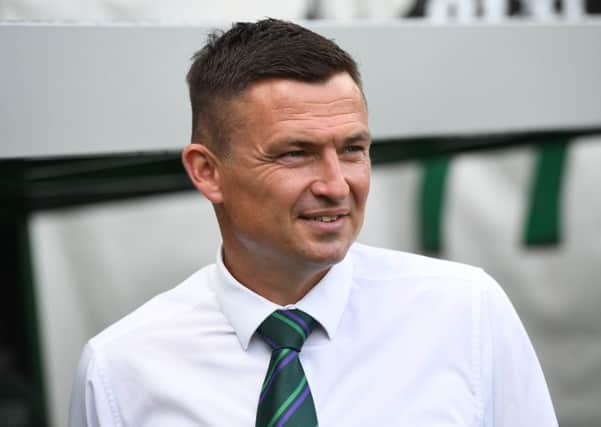 Paul Heckingbottom says he understands Hibs have a tradition of playing attractive football but believes what supporters want most is simply to win.  Picture: Craig Williamson/SNS