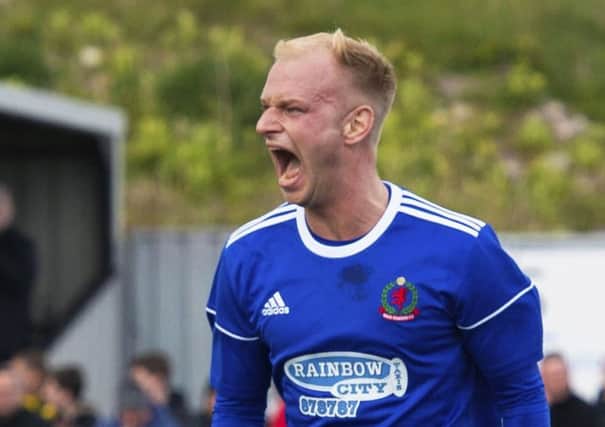 Jordon Brown was among the goalscorers for Cove. Pic: SNS