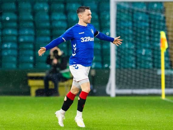 Glenn Middleton is expected to join Hibs on loan from Rangers. Pic: SNS