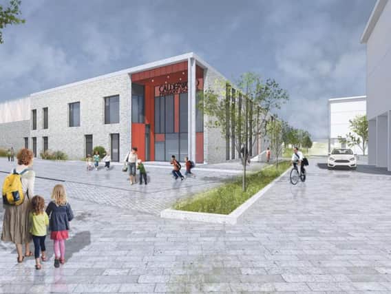 An artist's impression of the new school