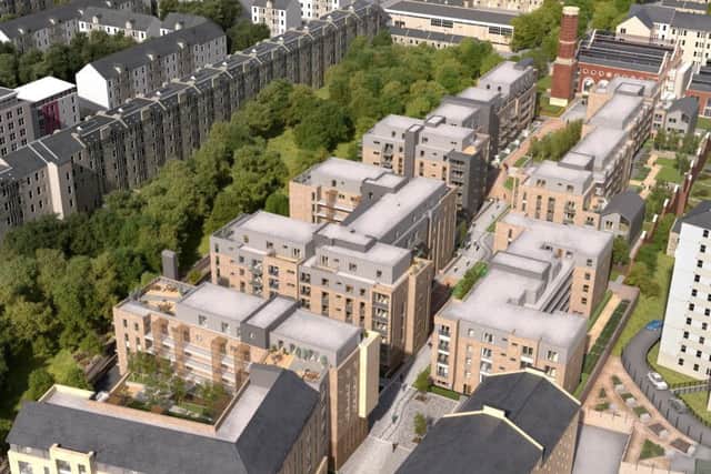 Artist's impression of The Engine Yar development on Leith Walk.