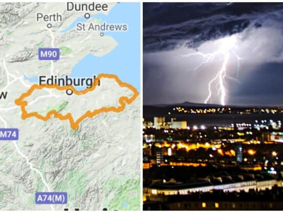 Flood warning issued for Edinburgh and the Lothians as thundery downpours forecast. PIC RIGHT: Kevin Klein