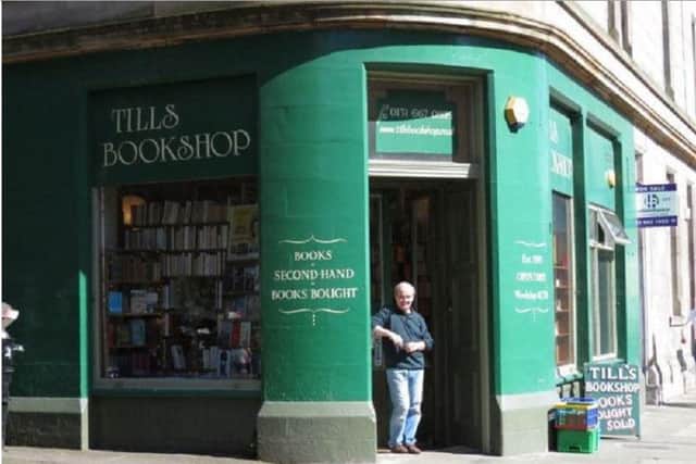 Till's bookshop in Edinburgh is on the market