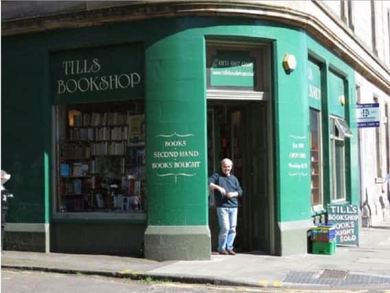 Till's bookshop in Edinburgh is on the market