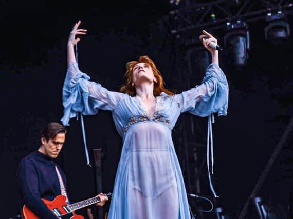 Florence and the Machine at Edinburgh's Summer Sessions in Princes Street Gardens