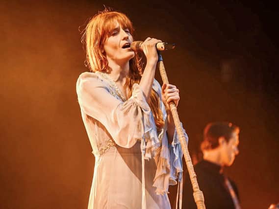 Florence and the Machine performing in Edinburgh
