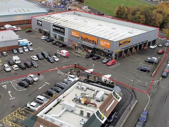 Craigentinny Retail Park is let to Halfords, among others. Picture: Contributed