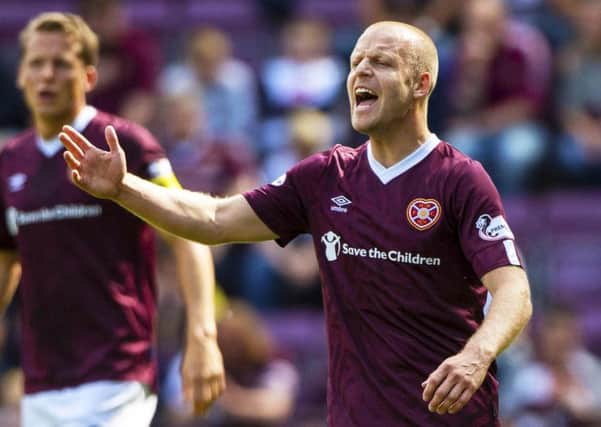 Steven Naismith was substituted at half time. Picture: SNS Group