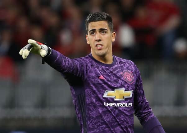 Joel Pereira has joined Hearts on loan from Manchester United. Pic: SNS