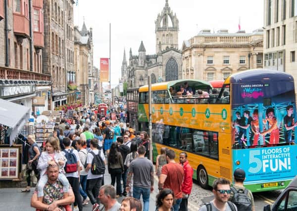 The number of overseas visitor in Edinburrgh has increased by 50 per cent in the last six years. Picture: Ian Georgeson