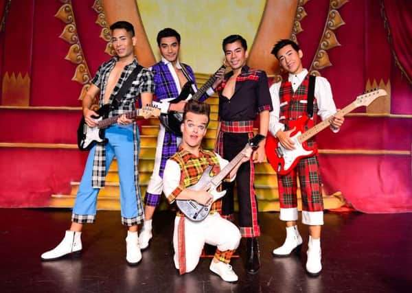 The Lady Boys of Bangkok as the Bay City Rollers