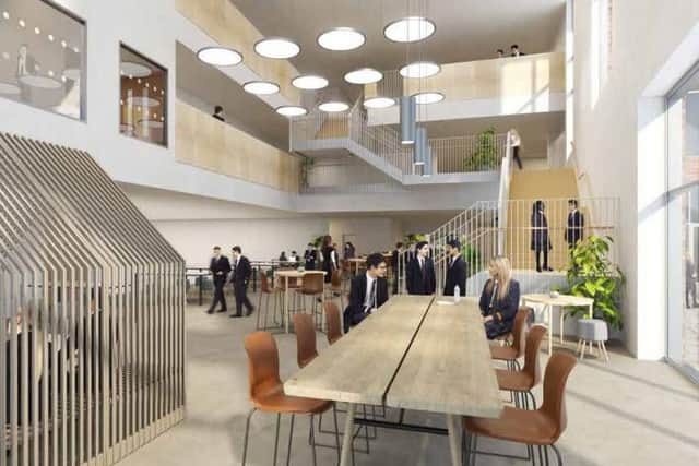 Inside the new Castlebrae High. Picture: Contributed