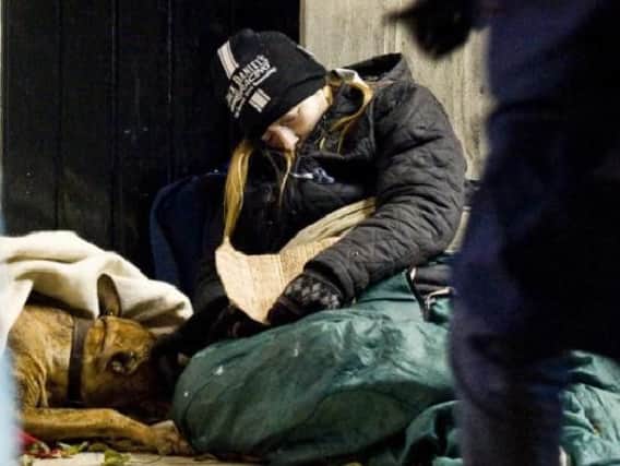 It is thought between 80 and 120 people sleep rough in Edinburgh every night, Picture: Ian Georgeson