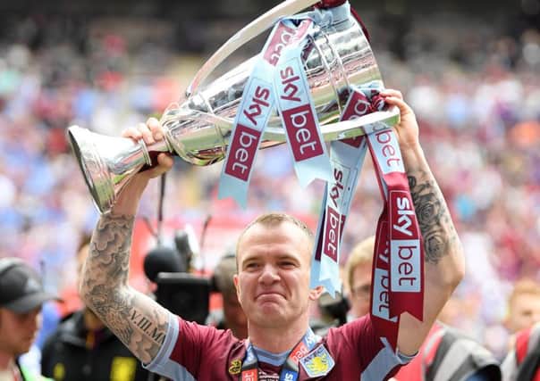 Glenn Whelan helepd Aston Villa win the Sky Bet Championship Play-off Final at Wembley
