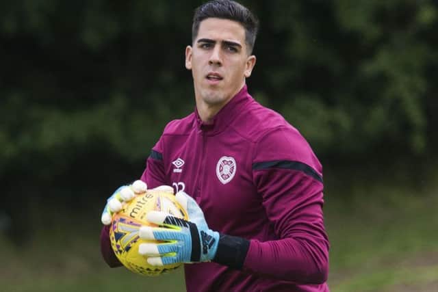 Joel Pereira is set to make his debut for Hearts tonight