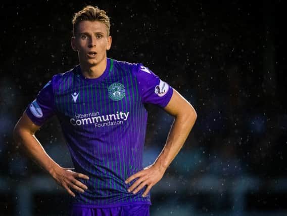 Hibs striker Oli Shaw is wanted by St Johnstone. Picture: SNS