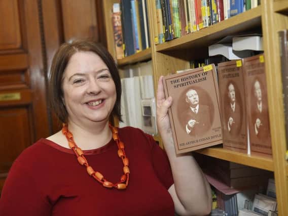 Eleanor Docherty leads talks and tours at the Arthur Conan Doyle Centre