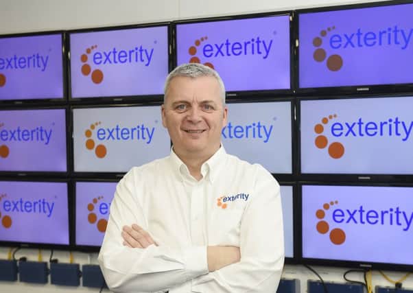 CEO Colin Farquhar 
said Exterity works with 'some of the most recognisable names in the Middle East'. Picture: Greg Macvean