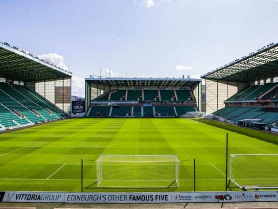 Hibs face Morton today at Easter Road. Pic|: SNS