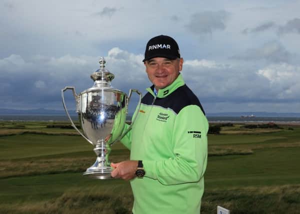 Paul Lawrie won the Scottish Senior Open at the weekend. Pic: SNS