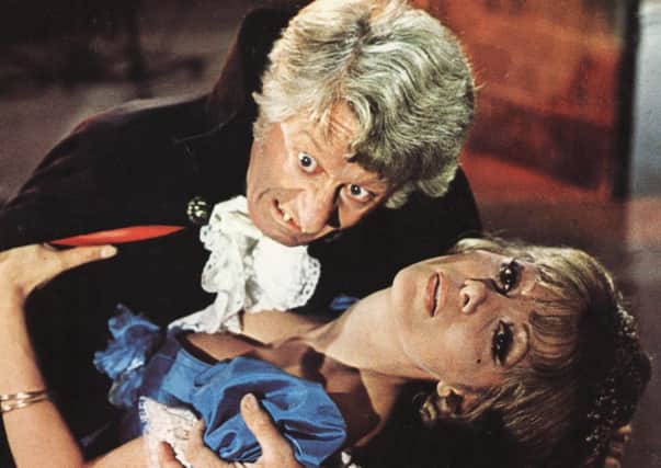 Jon Pertwee and Ingrid Pitt in 
The House That Dripped Blood