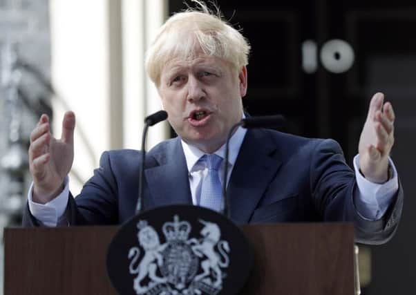 Prime Minister Boris Johnson plans to blame the nasty Europeans for Britains act of self-harm, says Angus Robertson. Picture: AP