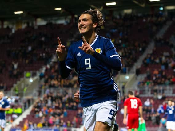 Everton's Fraser Hornby will return to Tynecastle with Scotland Under-21s in October