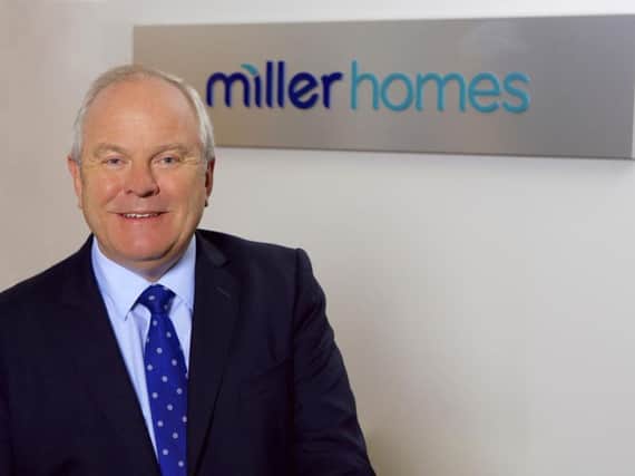 Chief executive Chris Endsorhailed Miller Homes' disciplined approach to land buying. Picture: contributed