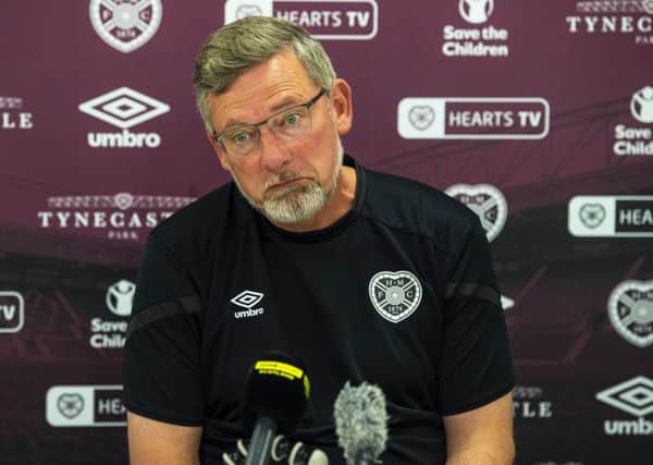 Craig Levein has told his Hearts players to ignore the noise. Pic: SNS