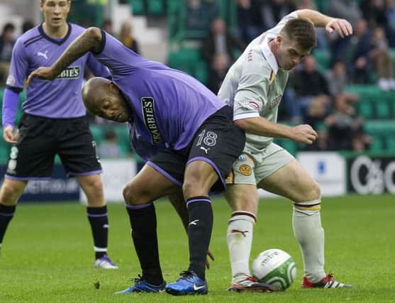 Junior Agogo was brought to Hibs by Colin Calderwood in 2011