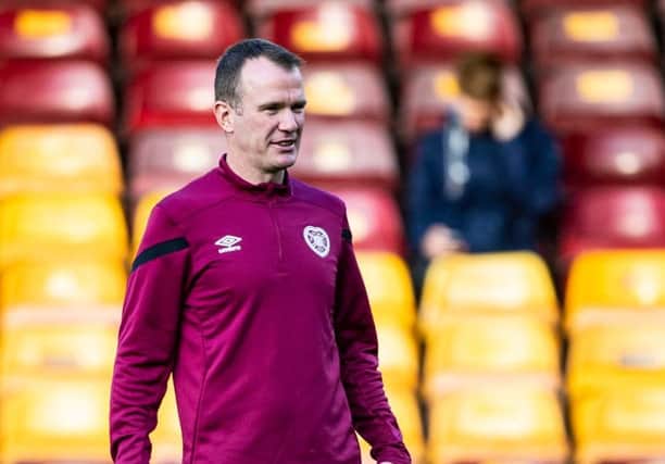 Glenn Whelan could make his competitive Hearts debut against Celtic on Sunday