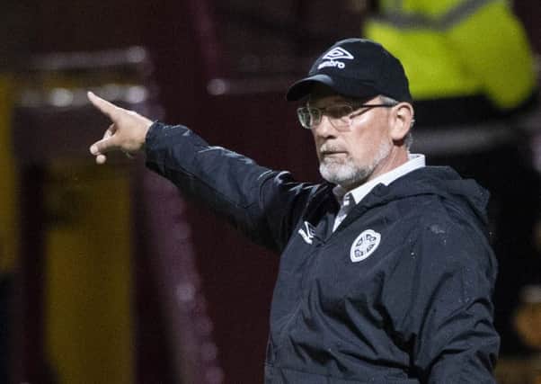 Hearts manager Craig Levein has taken the positives from the performance at Fir Park