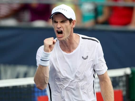 File photo of Andy Murray, who has added the Rafa Nadal Open and European Open at Antwerp to his calendar