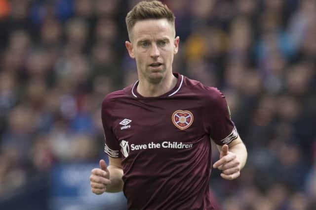 Steven MacLean is in contention for a start against Celtic for Hearts. Pic: SNS