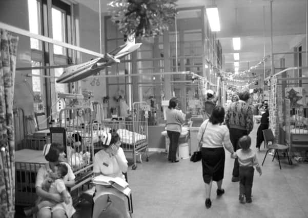 A busy ward at the Sick Kids in 1989. Much has changed in the treatment of children since then