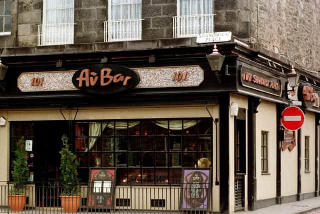 The Au Bar in Shandwick Place.